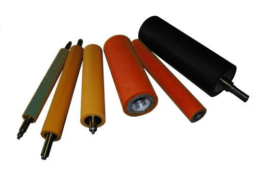 Rubber Conveyor Polyurethane V Coated Roller on Sale